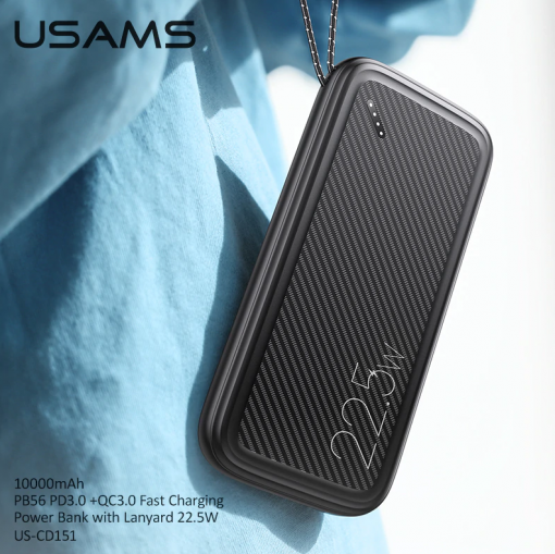 Premium Usams  PD-Fast Charging 10000mah Powerbank - Image 3