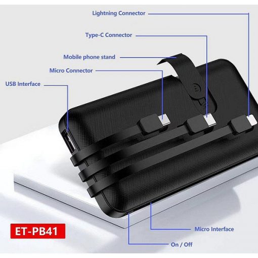 Earldom PB41 10,000mah 3 in1 Power Bank - Image 2