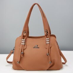 Vanderwal Casual Tote Ladies Luxury Medium Capacity Handbag - Brown