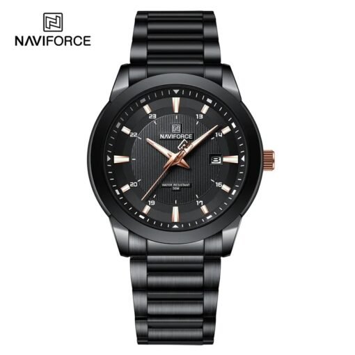 Naviforce 8029 Casual Stainless Steel Mens Quartz Luxury Luminous Wristwatch - Image 7