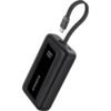 Anker Zolo 30W 10,000mAh High-Speed Power Bank with Built-in USB-C Cable – A1688H11 – Black
