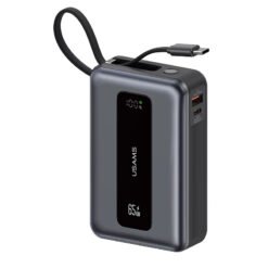 Premium Usams CD243 20,000mah 65W Fast Charging Powerbank With Cables