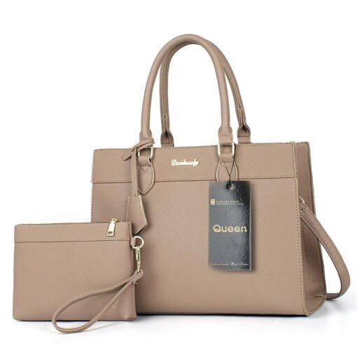 Premium LOVEVOOK Ladies 14 inch  Waterproof Briefcase 2Pc Handbag - Image 6