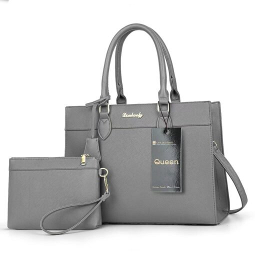 Premium LOVEVOOK Ladies 14 inch  Waterproof Briefcase 2Pc Handbag - Image 5