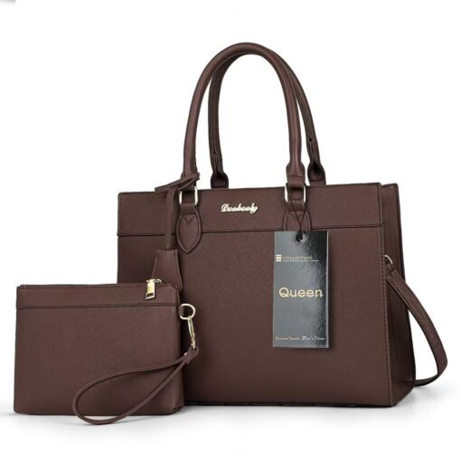 Premium LOVEVOOK Ladies 14 inch  Waterproof Briefcase 2Pc Handbag - Image 2