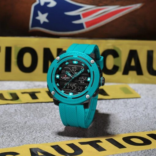 Premium Naviforce 7114 Mens Casual sports Waterproof Quartz Watch - Image 6