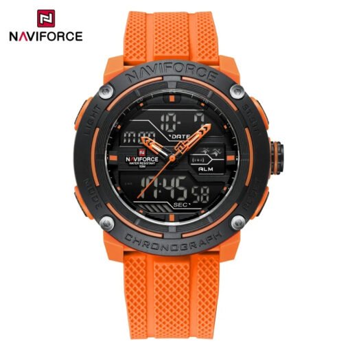 Premium Naviforce 7114 Mens Casual sports Waterproof Quartz Watch - Image 5