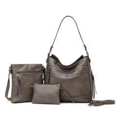 Alternative view of Tooler 3PC Premium Large Capacity Multi Functional Leather Handbag