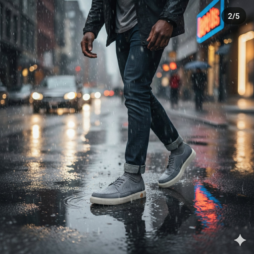 The Crossover Derby | Premium Hybrid Leather Mens Shoes - Image 9