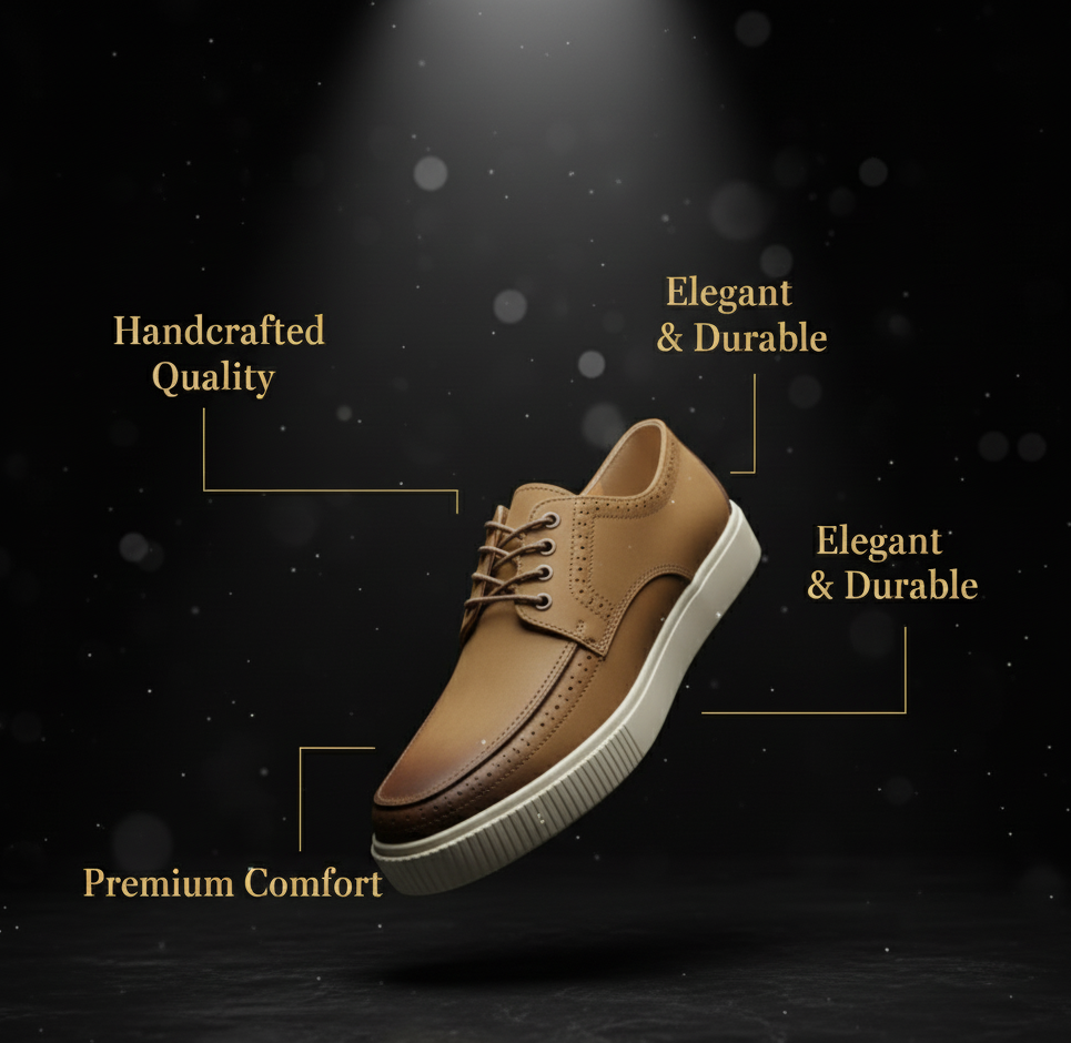 The Crossover Derby | Premium Hybrid Leather Mens Shoes - Image 11