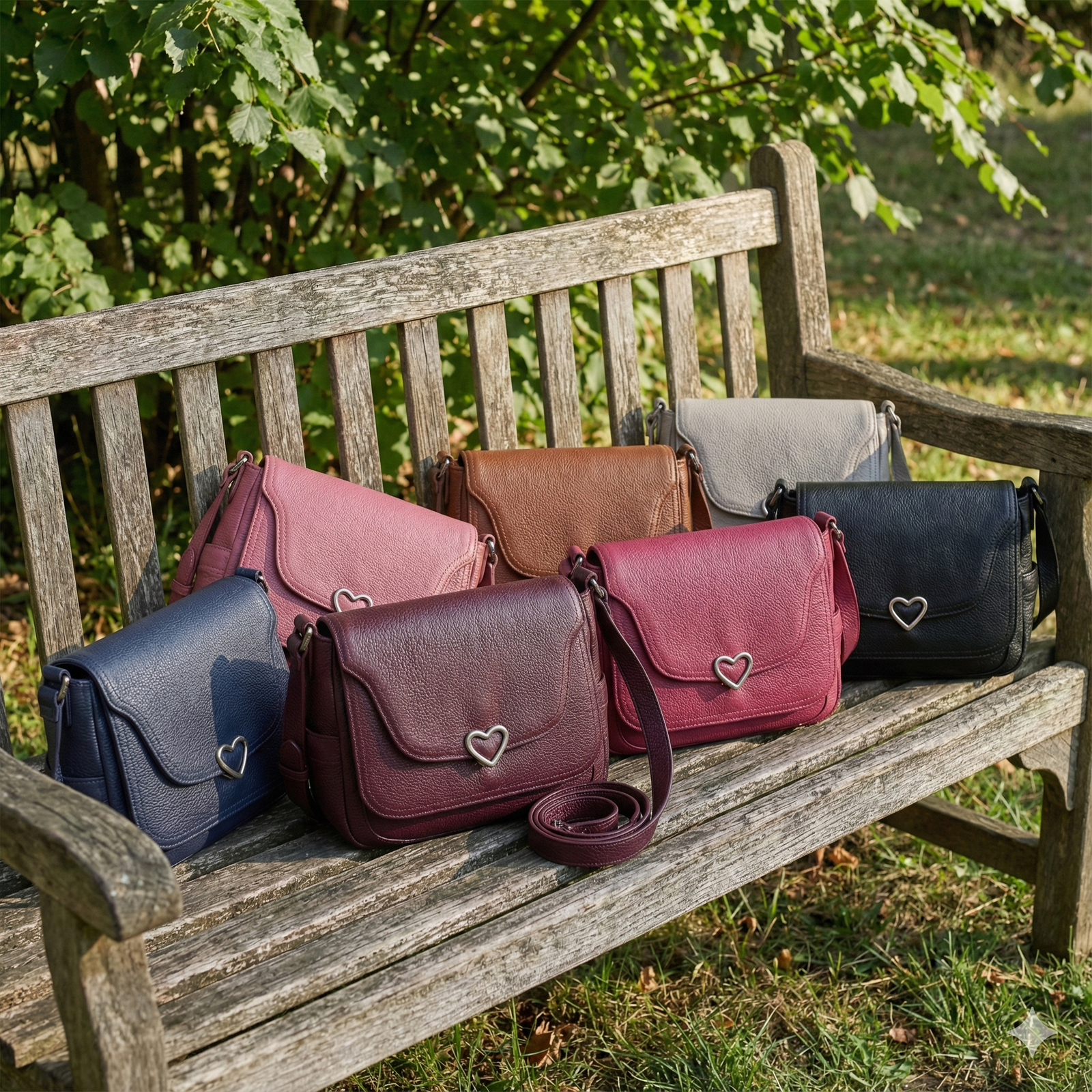 Heartbeat Crossbody Ladies PU Leather Sling Bag - Image 3