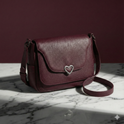 Heartbeat Crossbody Ladies PU Leather Sling Bag