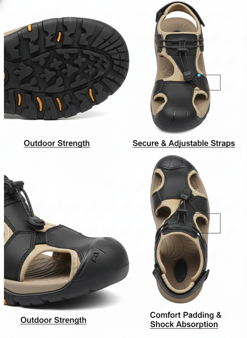 ApexStride CAT Men's Rugged Outdoor Sandals - Image 5