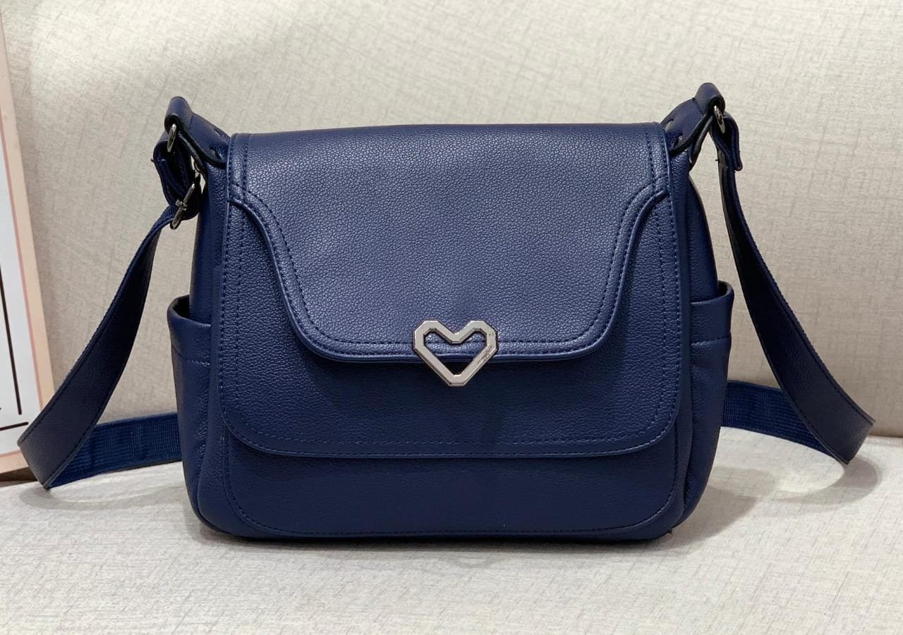 Heartbeat Crossbody Ladies PU Leather Sling Bag - Image 9