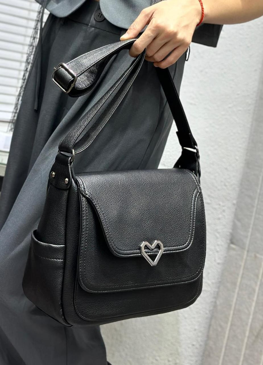 Heartbeat Crossbody Ladies PU Leather Sling Bag - Image 14