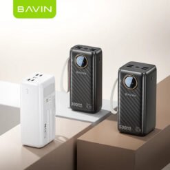 BAVIN 30,000mAh 22.5W Fast Charging Power Bank (With Built-in Cables)