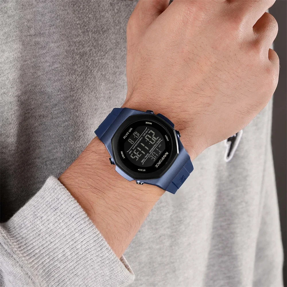 Premium Naviforce NF7117 Waterproof Mens Digital Sports Wrist Watch - Image 6