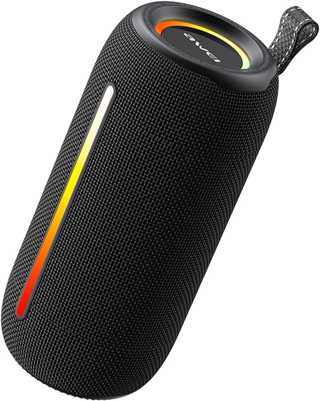 Premium Awei Y788 Waterproof Bluetooth 5.1 Speaker – TWS, Deep Bass, LED Party Lights-Black - Image 7