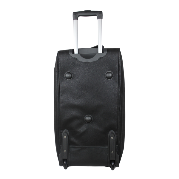 Voyager Pro Large Capacity Genuine Leather Travel Duffel (Wheeled Roller) Bag - Image 8