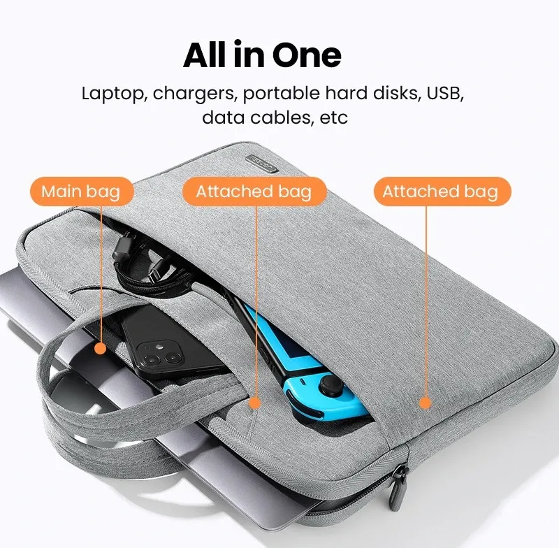 UGREEN EliteGuard Laptop Sleeve Bag (Waterproof | Shockproof | Slim Carry) - Image 2