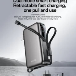 Alternative view of Yesido FusionCharge 10000mAh 22.5W Power Bank & Wall Charger