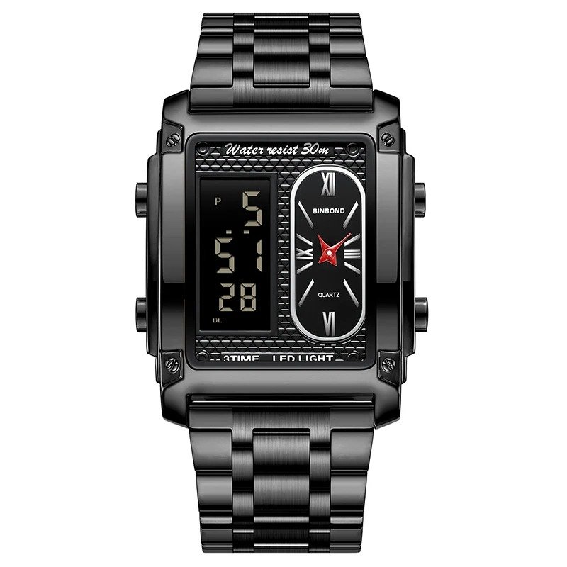 Skmei 1868 Obsidian Fusion Men's Dual-Time Watch - Image 2