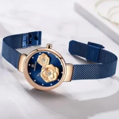 Naviforce 5013 Signature Series: 3D Floral Elegance Women’s Timepiece - Image 5