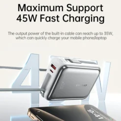 AWEI VoltMax C03 20,000mAh 45W Fast Charging Power Bank - Image 6