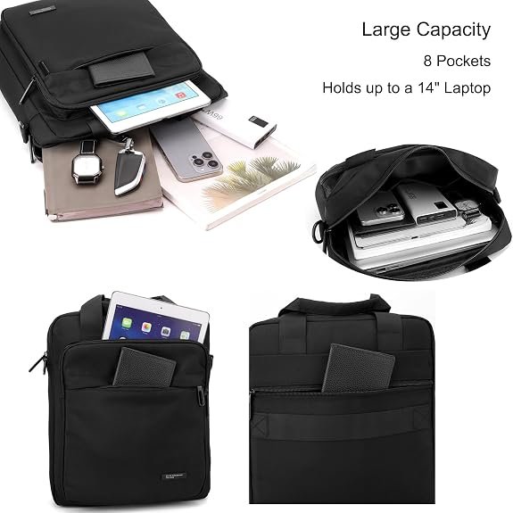 SleekPro 16″ Laptop Briefcase Bag - Image 3
