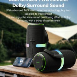 Yesido YSW22 30W Portable Bluetooth Speaker β Powerful Bass, Dynamic LED Lights & Wireless Outdoor Sound - Image 6