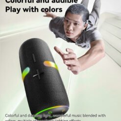 Yesido YSW22 30W Portable Bluetooth Speaker β Powerful Bass, Dynamic LED Lights & Wireless Outdoor Sound - Image 8