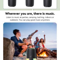 Yesido YSW22 30W Portable Bluetooth Speaker β Powerful Bass, Dynamic LED Lights & Wireless Outdoor Sound - Image 9