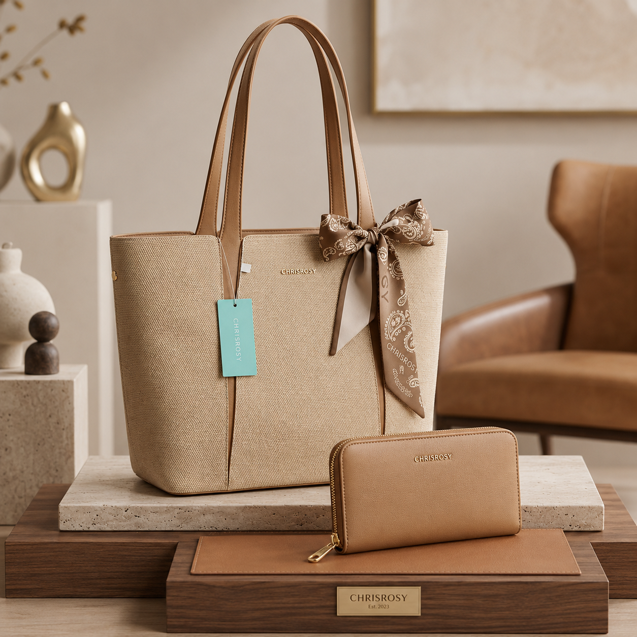 Vivienne ROSY™ Premium 2-Piece Ladies Handbag Set - Image 5