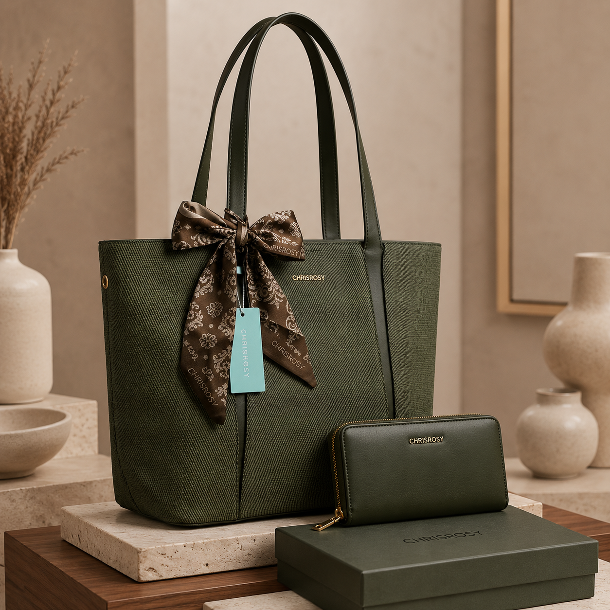Vivienne ROSY™ Premium 2-Piece Ladies Handbag Set - Image 3