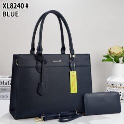 Premium LOVEVOOK Ladies 15 inch  Waterproof Briefcase Bag - NAVY BLUE