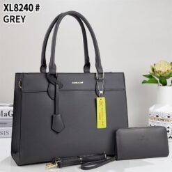 Premium LOVEVOOK Ladies 15 inch  Waterproof Briefcase Bag - GREY