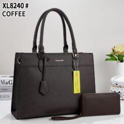 Premium LOVEVOOK Ladies 15 inch  Waterproof Briefcase Bag - COFFEE