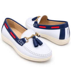 Livia™ Two-Tone Tassel Ladies Loafers - Image 5