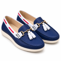 Livia™ Two-Tone Tassel Ladies Loafers - Image 8