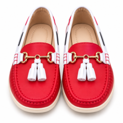 Livia™ Two-Tone Tassel Ladies Loafers - Image 4
