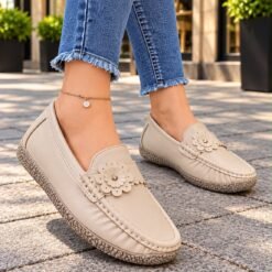 Alternative view of Fleura Flower-Detail Comfort Ladies Loafers